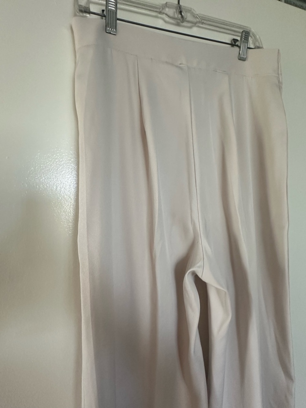 SHEIN Beige High-Waist Wide Leg Trousers - Picture 6 of 7